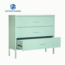 Four Color Fashion Metal Room Furniture Storage Cabinet Wardrobe